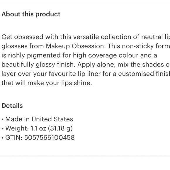 Forever - Makeup Obsession Lip Gloss – (High Pigment Glossy Finish) - Picture 4 of 4
